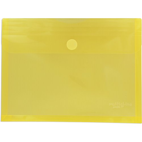 Grafoplás 04872960 Briefumschläge, Folio+, mit Faltenbalg, 5 Stück, Gelb von Grafoplás