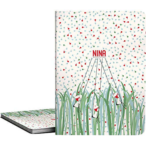 Grafoplas 1332416 Nina and Other Things Sichtbuch mit 30 Sichthüllen, DIN A4, Deckel aus Polypropylen, natur von Grafoplás