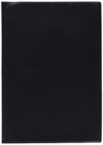 Grafoplas 3030010 – Ordner 10 Hüllen, Foolscap, Deckel aus PVC, schwarz von Grafoplás