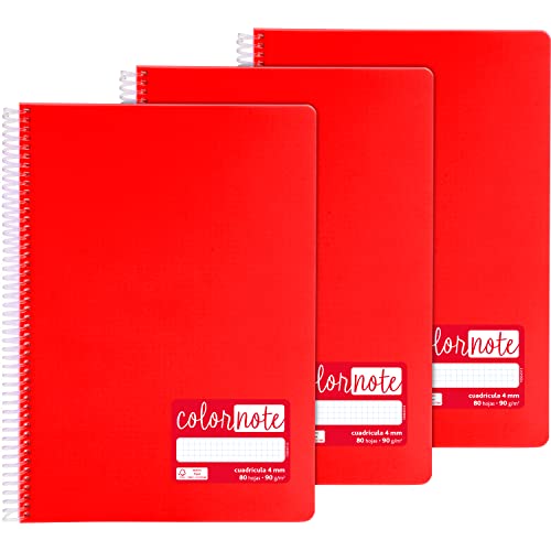 Grafoplás Colornote Notizbücher, Rot, A4 (98523330) von Grafoplás