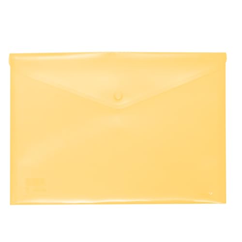 Grafoplas - Briefumschlag aus Kunststoff mit Klickverschluss, Größe 4, Farbe: Gelb, weich, transparent, 17,5 x 24,5 cm, schützt Dokumente für Schule, Zuhause oder Büro Grafoplas - Briefumschlag aus Kunststoff mit Klickverschluss, Größe 4, Farbe: Gelb, weich, transparent, 17,5 x 24,5 cm, schützt Dokumente für Schule, Zuhause oder Büro von Grafoplás