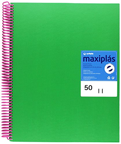 Grafoplas – Mappe mit 50 Hüllen, A4, Einband A4 Verde Parchis von Grafoplás