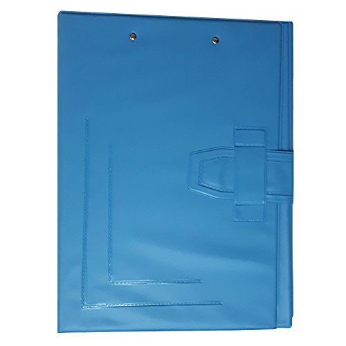 Grafoplás Ordner F 4/A und Miniclip Colors PVC, hellblau von Grafoplás
