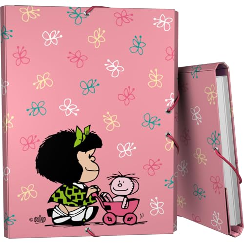 Grafoplas - Ordner mit 3 Klappen, gefütterter Karton, Hardcover, Folio-Größe, Softlaminierung, weich, Kollektion Design Mafalda Baby Cart, FSC-zertifiziert, perfektes Schulmaterial Grafoplas - Ordner mit 3 Klappen, gefütterter Karton, Hardcover, Folio-Größe, Softlaminierung, weich, Kollektion Design Mafalda Baby Cart, FSC-zertifiziert, perfektes Schulmaterial von Grafoplás