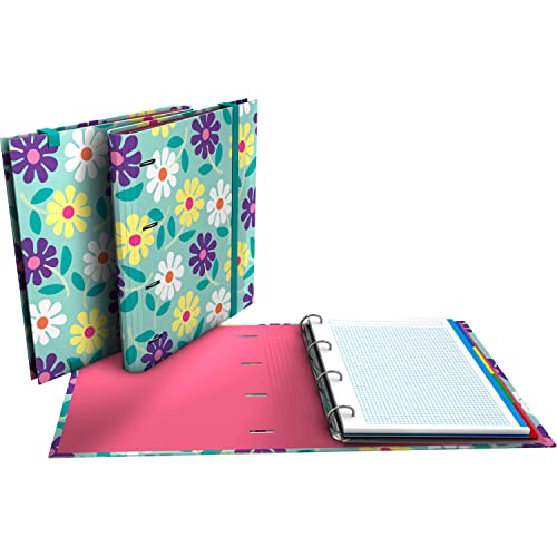 Grafoplás | Ordner mit 4 Ringen mit Nachfüllpackung, A4, inkl. 100 Blatt kariert, 5 x 5 cm, Trennblätter, transparenter Umschlag, Elena Corredoira | Flowers | Carpebook | FSC Grafoplás | Ordner mit 4 Ringen mit Nachfüllpackung, A4, inkl. 100 Blatt kariert, 5 x 5 cm, Trennblätter, transparenter Umschlag, Elena Corredoira | Flowers | Carpebook | FSC von Grafoplás