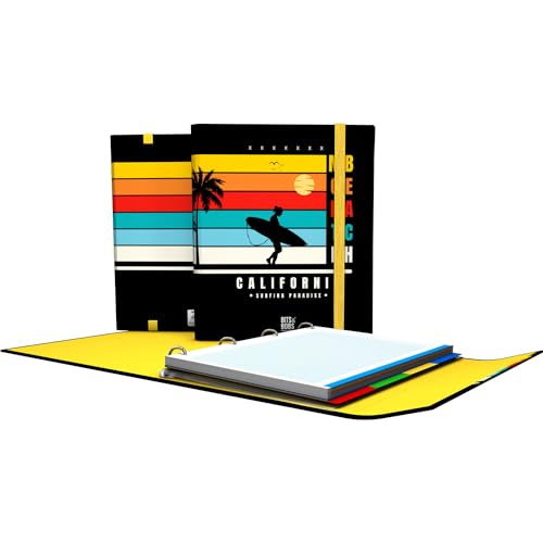 Grafoplás Ordner mit Nachfüllung und Klappe A4 | California Bits&Bobs Schreibmappe | Inklusive Trennblättern | Gummizugverschluss | Ergonomisch gebogener Rücken | Papier 5 x 5 90 g | FSC-zertifiziert Grafoplás Ordner mit Nachfüllung und Klappe A4 | California Bits&Bobs Schreibmappe | Inklusive Trennblättern | Gummizugverschluss | Ergonomisch gebogener Rücken | Papier 5 x 5 90 g | FSC-zertifiziert von Grafoplás