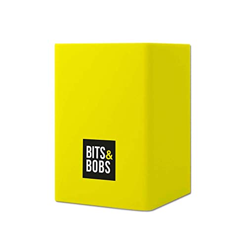 Grafoplás | Silikonstift | Neongelb | 9,5 x 6,5 x 6,5 cm | Perfekt für den Schreibtisch | Bits & Bobs Pop Up Design | Neonfarben von Grafoplás