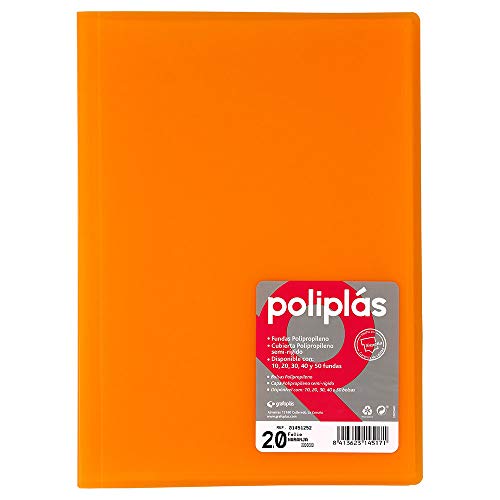grafoplas 1155723 – Ordner 20 Hüllen, orange von Grafoplás