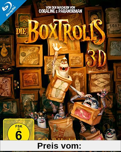 Die Boxtrolls  (inkl. 2D-Version) (inkl. Digital HD Ultraviolet) [3D Blu-ray] von Graham Annable