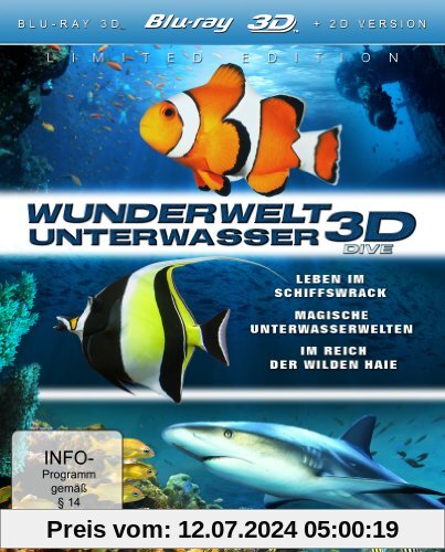 Dive 3D - Wunderwelt Unterwasser [Limited Edition] [Collector's Edition] [Blu-ray 3D] von Graham Wallington