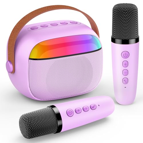 Gralal Geschenk Mädchen 3-10 Jahre, Karaoke Maschine mit 2 Mikrofon Kinder Spielzeug ab 3-12 Jahre Mädchen Karaoke Mini Mikrofon Kinder Microphone Weihnachten Geschenke für Mädchen Gralal Geschenk Mädchen 3-10 Jahre, Karaoke Maschine mit 2 Mikrofon Kinder Spielzeug ab 3-12 Jahre Mädchen Karaoke Mini Mikrofon Kinder Microphone Weihnachten Geschenke für Mädchen von Gralal