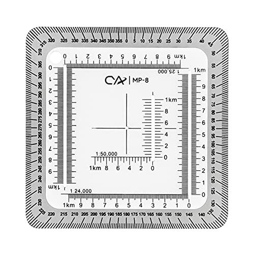 Gralara Utm Slot Tool Präzises Lernkartentool zum Poltting von UTM-, Usng- und -Koordinaten von Gralara