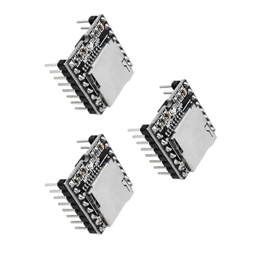 3 kleine Module für Dfplayer, kleine Entwicklungsplatine, kleiner MP3-Player, TF-Karte, U-Diskboard, Sound-Sprachmodul-Platine 3 kleine Module für Dfplayer, kleine Entwicklungsplatine, kleiner MP3-Player, TF-Karte, U-Diskboard, Sound-Sprachmodul-Platine von Gramigg