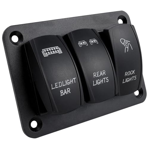 Einfache Installation 12V 24 V 2 Banden/3 Gangrocker Schalttafel Für Eine Effiziente Beleuchtungssteuerung In Verschiedenen Fahrzeugen von Gramigg
