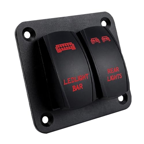 Einfache Installation 12V 24 V 2 Banden/3 Gangrocker Schalttafel Für Eine Effiziente Beleuchtungssteuerung In Verschiedenen Fahrzeugen von Gramigg