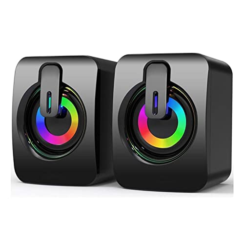 Gramigg Computer Stereo Sound Surround Lautsprecher USB 3,5 mm Lautsprecher für PC Laptop Notebook Lautsprecher Gramigg Computer Stereo Sound Surround Lautsprecher USB 3,5 mm Lautsprecher für PC Laptop Notebook Lautsprecher von Gramigg