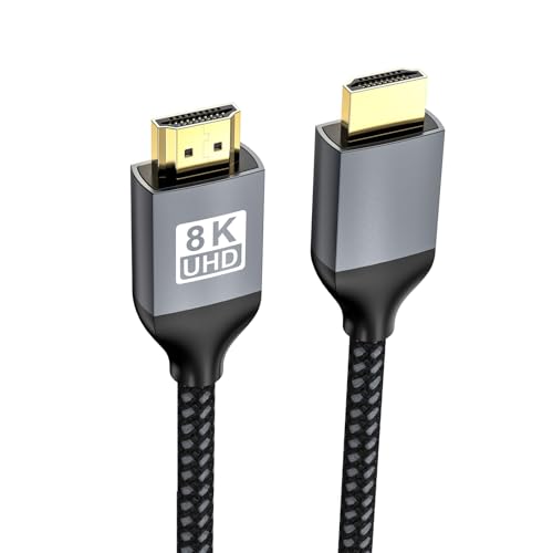 Gramigg Effizientes 8K-HDTV-Port-Kabel mit 48 Gbit/s sorgt für reibungslose Videoübertragung mit fortschrittlichen Hörfunktionen, 7680 x 4320 von Gramigg