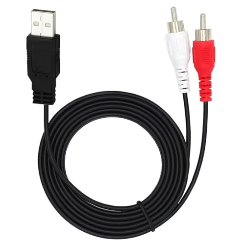 Gramigg Flexibler USB Männlicher Bis 2RCA Konvertierungsadapter Kabelanschluss 1 5 M Für Multimedia Visual Media Wiedergabe Gramigg Flexibler USB Männlicher Bis 2RCA Konvertierungsadapter Kabelanschluss 1 5 M Für Multimedia Visual Media Wiedergabe von Gramigg