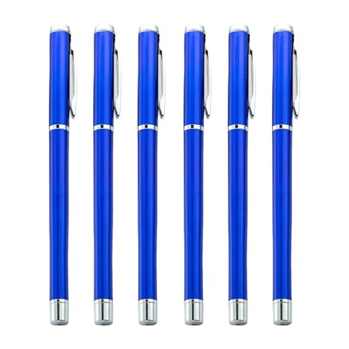 Gramigg Metall-Kugelschreiber mit Stift-Clip, für Unterzeichnung, glattes Schreiben für Hotel, Empfang, Büro, 6 Stück von Gramigg