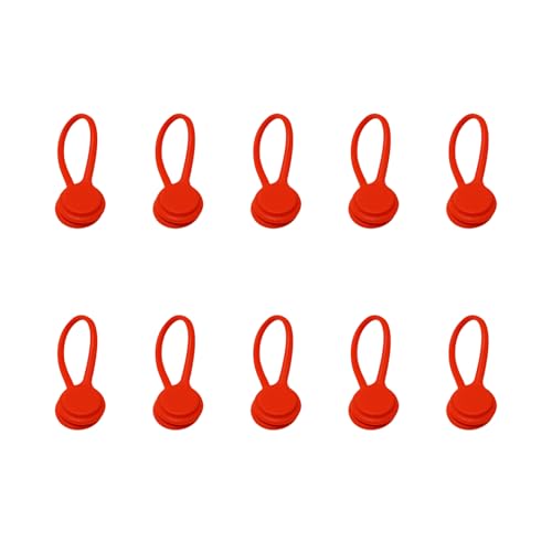 Gramigg Minimalistische Silikon-Kabel-Organizer-Clips für ordentliches Schreibtischmanagement, geeignet für verschiedene Kabel-Ohrhörer, 10 Stück von Gramigg
