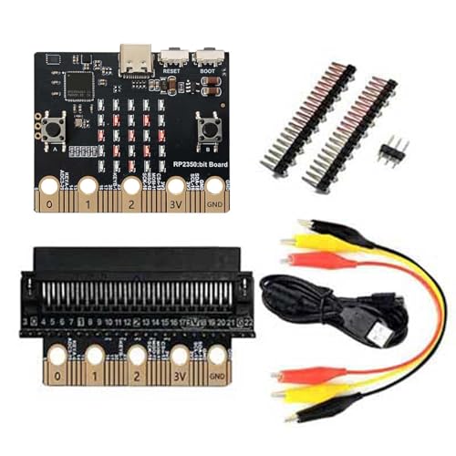 Innovative RP2350bit Mikrocontroller-Platine für Elektronik und Robotik mit kinderfreundlichem Clip-Port von Gramigg