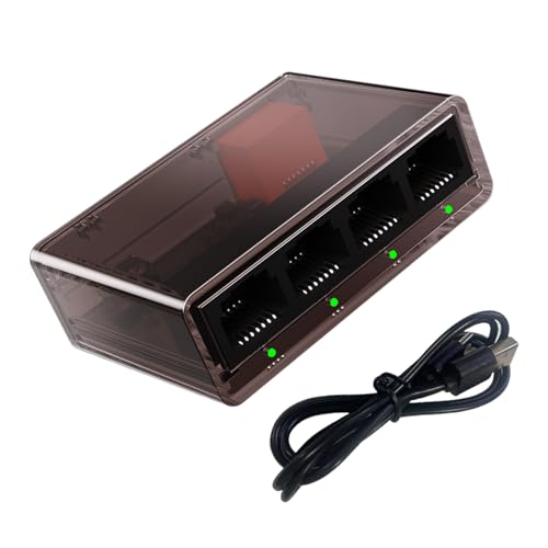 Schnelle Übertragung 5-Port-Gigabit-Netzwerk-Switcher, 10/100/1000 Mbps für Gaming und klares Streaming von Gramigg