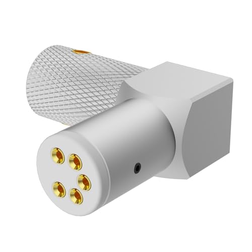 Schwarz Gold Plattierstecker 5Pin DIN Stecker Für Jahrgänge Vinyls Turntables Phonos Player von Gramigg