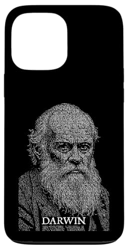 Charles Darwin Origin Of Species Textbuch Portrait Wissenschaft Hülle für iPhone 13 Pro Max von Grandio Design Funny Scientific Science Gifts