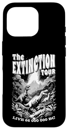 Dinosaurier Extinction Tour Lustig Vintage Paläontologie Wissenschaft Hülle für iPhone 16 Pro von Grandio Design Funny Scientific Science Gifts