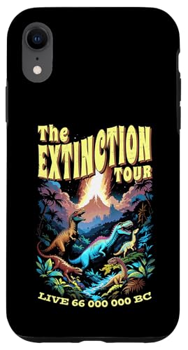 Dinosaurier Extinction Tour Lustig Vintage Paläontologie Wissenschaft Hülle für iPhone XR Dinosaurier Extinction Tour Lustig Vintage Paläontologie Wissenschaft Hülle für iPhone XR von Grandio Design Funny Scientific Science Gifts