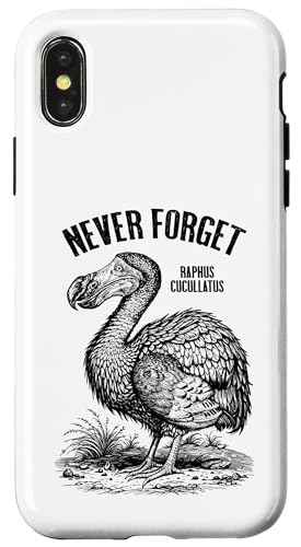Dodo Never Forget Raphus Cucullatus Extinct Paläontology Hülle für iPhone X/XS von Grandio Design Funny Scientific Science Gifts