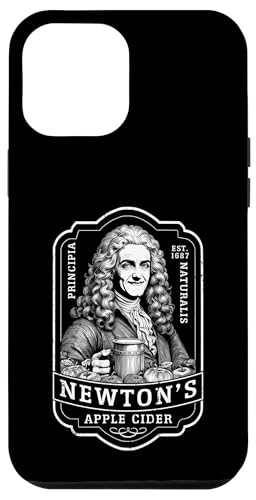 Funny Physics Isaac Newton Apfelwein, Vintage-Label, Wissenschaft Hülle für iPhone 12 Pro Max von Grandio Design Funny Scientific Science Gifts