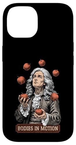 Funny Physics Isaac Newton Apple Jonglieren Motion Science Hülle für iPhone 14 von Grandio Design Funny Scientific Science Gifts