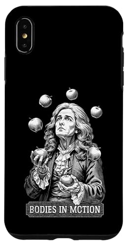 Funny Physics Isaac Newton Apple Jonglieren Motion Science Hülle für iPhone XS Max von Grandio Design Funny Scientific Science Gifts