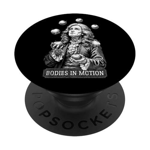 Funny Physics Isaac Newton Apple Jonglieren Motion Science PopSockets Klebender PopGrip von Grandio Design Funny Scientific Science Gifts