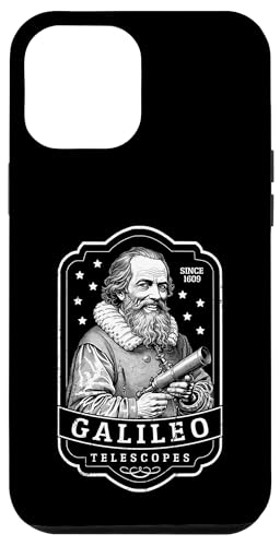 Galileo Galilei Teleskope Lustige Astronomie Vintage Wissenschaft Hülle für iPhone 12 Pro Max von Grandio Design Funny Scientific Science Gifts