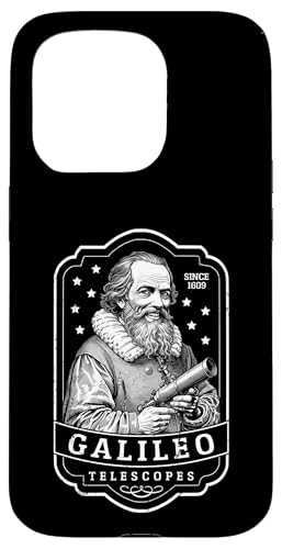 Galileo Galilei Teleskope Lustige Astronomie Vintage Wissenschaft Hülle für iPhone 15 Pro von Grandio Design Funny Scientific Science Gifts