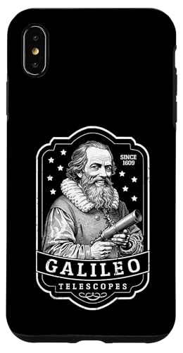 Galileo Galilei Teleskope Lustige Astronomie Vintage Wissenschaft Hülle für iPhone XS Max von Grandio Design Funny Scientific Science Gifts