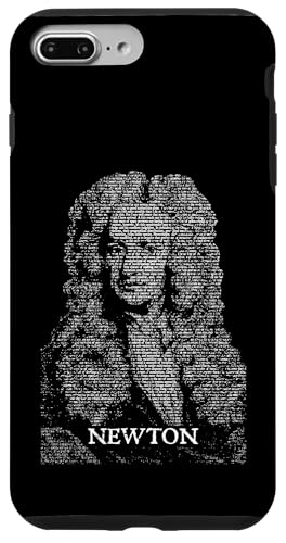 Isaac Newton Principia Lustiges Physikbuch Text Portrait Hülle für iPhone 7 Plus/8 Plus von Grandio Design Funny Scientific Science Gifts