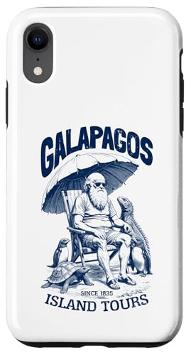 Lustige Charles Darwin Galapagos Island Tours Evolution Hülle für iPhone XR von Grandio Design Funny Scientific Science Gifts