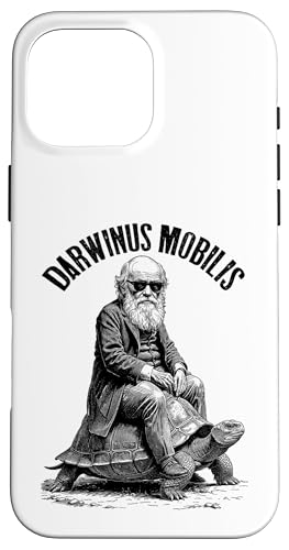 Lustige Charles Darwin Schildkröte Darwinus Mobilis Evolution Hülle für iPhone 16 Pro Max von Grandio Design Funny Scientific Science Gifts