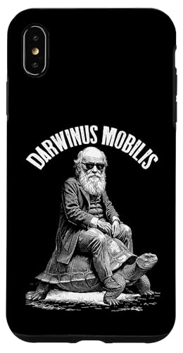 Lustige Charles Darwin Schildkröte Darwinus Mobilis Evolution Hülle für iPhone XS Max von Grandio Design Funny Scientific Science Gifts