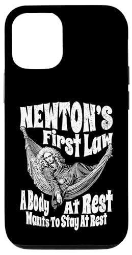 Lustige Physik Newtons erster Rechtskörper im Ruhezustand Wissenschaft Hülle für iPhone 12/12 Pro von Grandio Design Funny Scientific Science Gifts