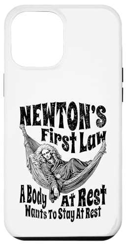Lustige Physik Newtons erster Rechtskörper im Ruhezustand Wissenschaft Hülle für iPhone 12 Pro Max von Grandio Design Funny Scientific Science Gifts