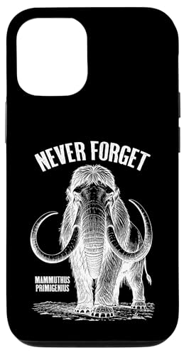 Mammoth Never Forget Mammuthus Primigenius Paläontology Hülle für iPhone 12/12 Pro von Grandio Design Funny Scientific Science Gifts