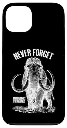 Mammoth Never Forget Mammuthus Primigenius Paläontology Hülle für iPhone 13 von Grandio Design Funny Scientific Science Gifts