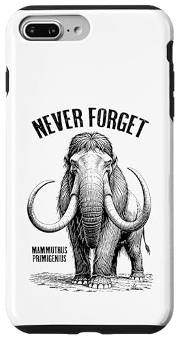 Mammoth Never Forget Mammuthus Primigenius Paläontology Hülle für iPhone 7 Plus/8 Plus von Grandio Design Funny Scientific Science Gifts