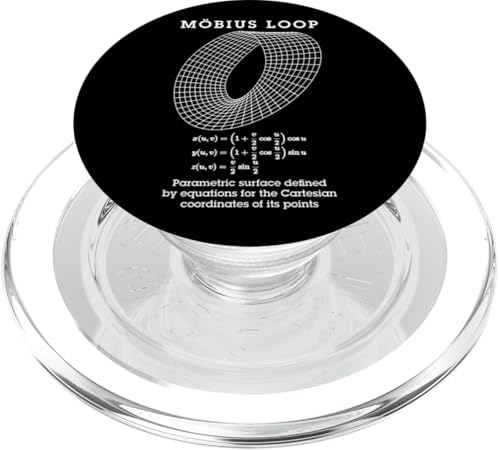 Mobius Loop Moebius Strip Band Mathematiklehrer Nerd Wissenschaft PopSockets PopGrip für MagSafe von Grandio Design Funny Scientific Science Gifts