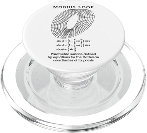 Mobius Loop Moebius Strip Band Mathematiklehrer Nerd Wissenschaft PopSockets PopGrip für MagSafe von Grandio Design Funny Scientific Science Gifts