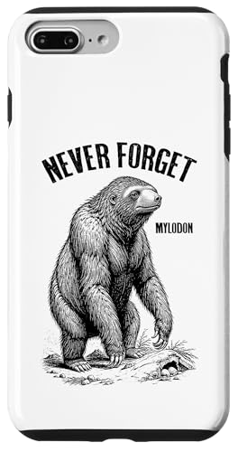 Mylodon Never Forget Riesiges Bodenfaultier Ausgestorbene Paläontologie Hülle für iPhone 7 Plus/8 Plus von Grandio Design Funny Scientific Science Gifts